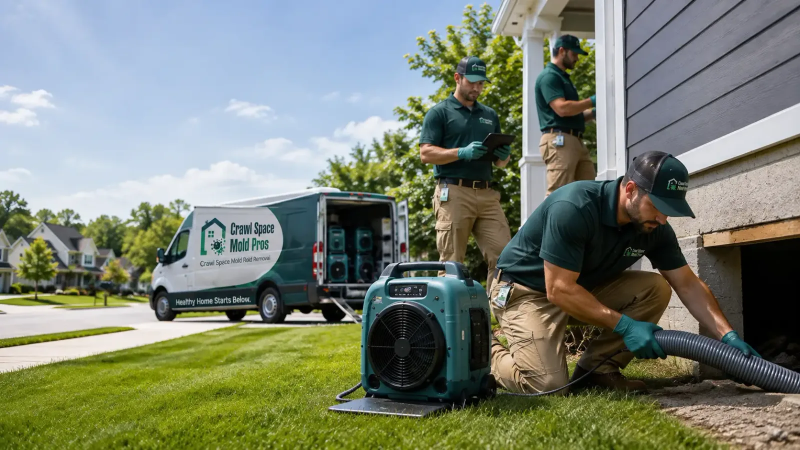 Crawl Space Mold Removal in Nemo, SD